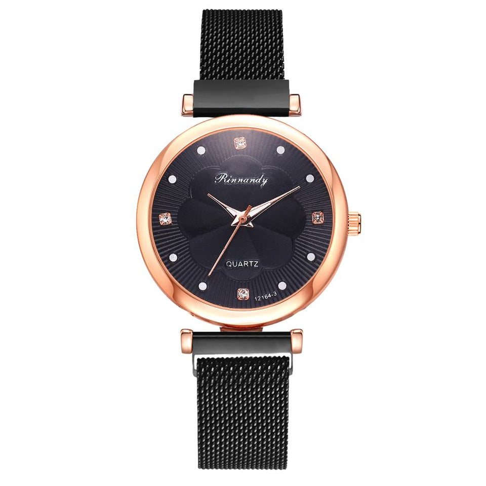 Luxury Ladies Quartz Wrist Watch Bracelet Set