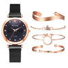 Luxury Ladies Quartz Wrist Watch Bracelet Set