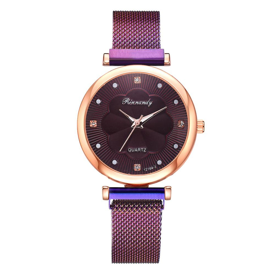 Luxury Ladies Quartz Wrist Watch Bracelet Set