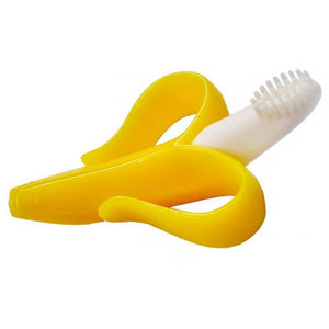 Baby Banana Toothbrush - Baby Dental Care Teeth Relief