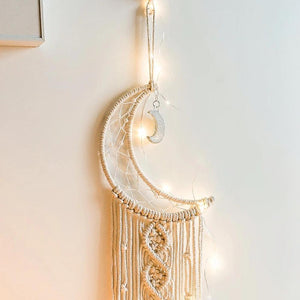 Moon Macrame Dreamcatcher