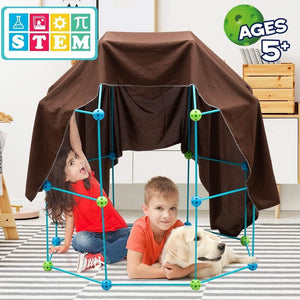 FortBuilder - Kids Construction Fortress Building Kit