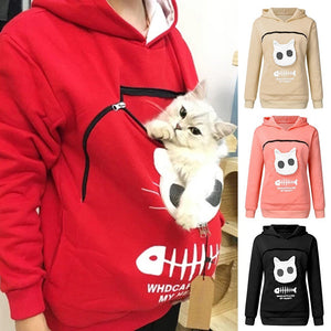 Pet Lover Hoodie With Large Kangaroo Pouch