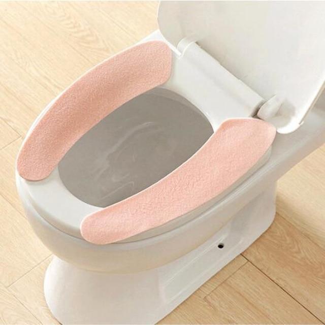 Toilet Cushion - Washable Self-Adhesive Toilet Seat Pad