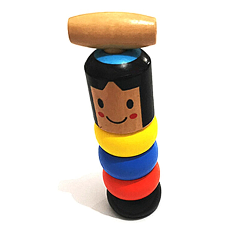 Unbreakable Wooden Man Magic Toy