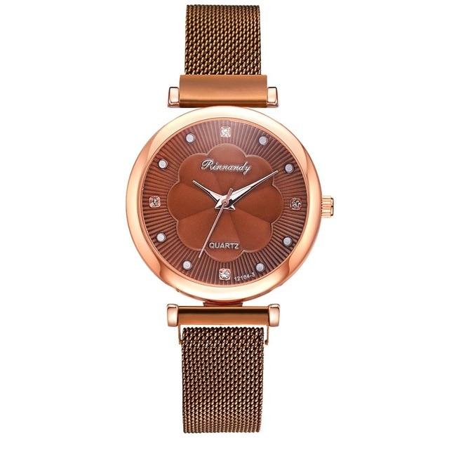 Luxury Ladies Quartz Wrist Watch Bracelet Set