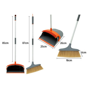 SweepBuddies - Self Cleaning Broom and Dustpan Set