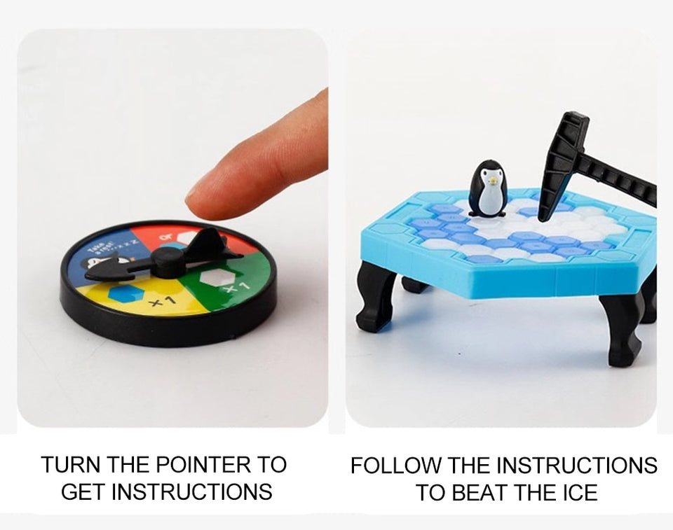 Penguin Ice Block Game