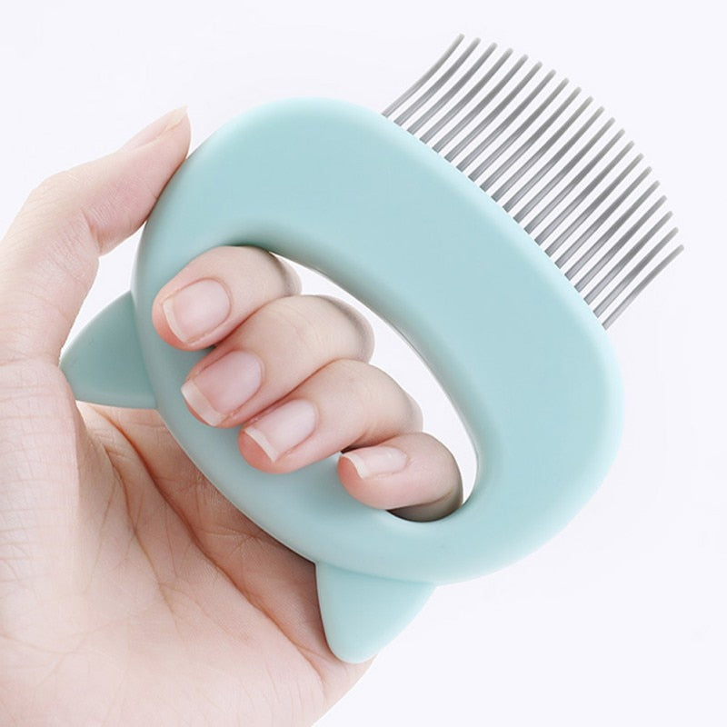 Pet Massager & Deshedding Shell Comb