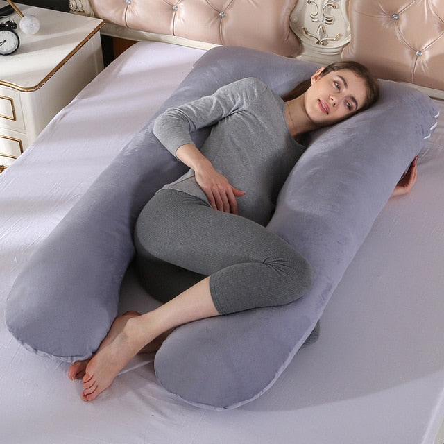 U-Shaped Bumphaven - Ultra-Soft Pregnancy Pillow