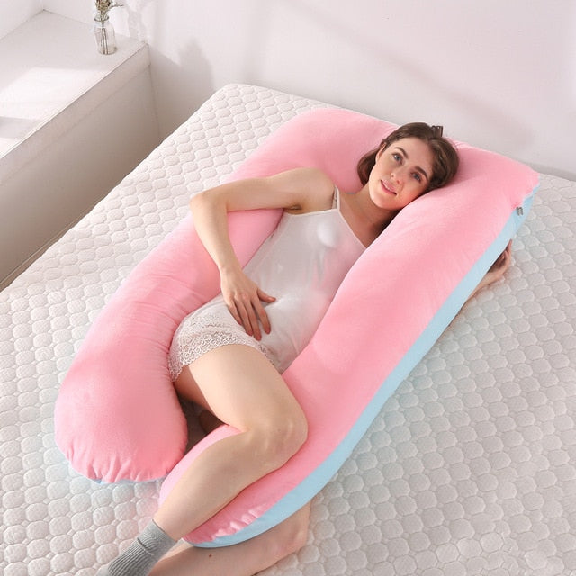 U-Shaped Bumphaven - Ultra-Soft Pregnancy Pillow