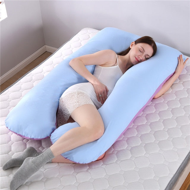 U-Shaped Bumphaven - Ultra-Soft Pregnancy Pillow